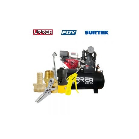 COMPRESOR DE AIRE ELECTRICO SURTEK COMP6120V DE 120 LITROS